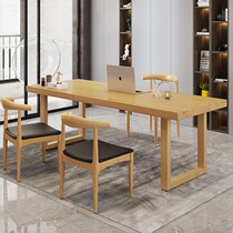 Work Desk Solid Wood Laptop Desktop Home Esports Desk Desk All-in-One Desk Work Desk