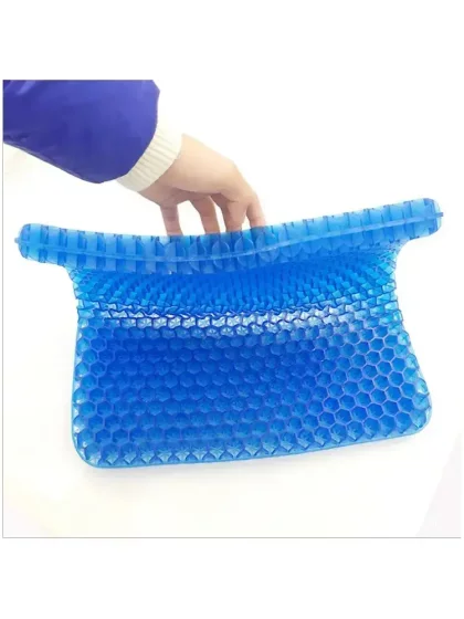 夏季汽车蜂窝凝胶坐垫加厚防屁股痛硅胶冰凉垫座椅冰垫办公室椅子