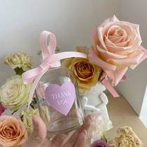 Black face black shop mini vase ins retro relief