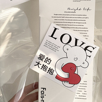  Black face of the black shop greeting card love card illustration gift flower baking gift