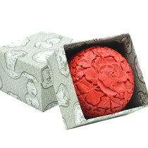 Teacher Cheng Beijing traditional lacquer carving lacquer small jewelry box jewelry box jewelry box folk characteristic craft gift gift gift