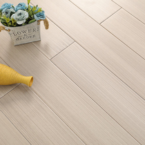 Meisen Residence Nordic wind fan Longan Pure solid wood floor Log lock floor heating keel-free geothermal household