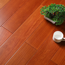 Meisen official Residence South American red sandalwood Pure solid wood floor Lock floor heating Balsamic beans Chinese style mansion selection