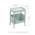 hộp nhựa đựng quần áo Giá bếp loại sàn nhiều lớp nhỏ cửa hàng bách hóa trái cây giỏ rau lưu trữ giỏ nhựa trái cây kệ kệ - Trang chủ túi vải đựng quần áo Trang chủ