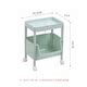 hộp nhựa đựng quần áo Giá bếp loại sàn nhiều lớp nhỏ cửa hàng bách hóa trái cây giỏ rau lưu trữ giỏ nhựa trái cây kệ kệ - Trang chủ túi vải đựng quần áo