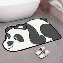 Bathroom floor cushion soft silicon algae sludge waterproof sliding bathroom toilet door speed dried into the door cushion