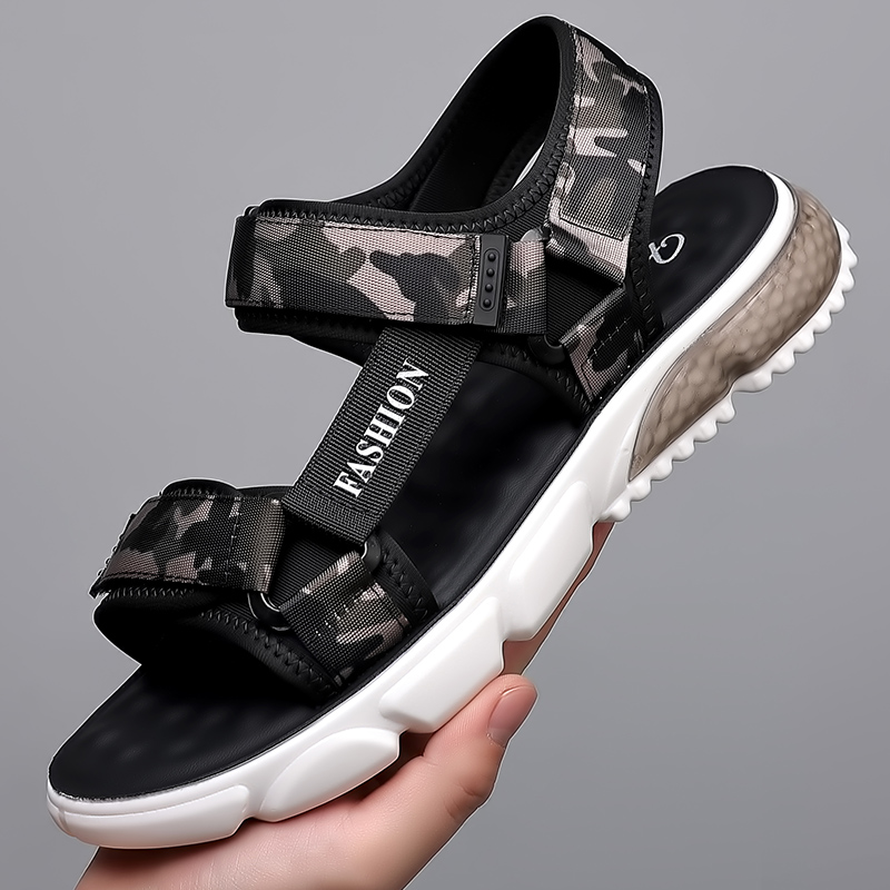 Men's sandals 2022 Summer new casual sports Beach Shoe Men's deodorant Outdoor Han version Teenagers Cool Slippers