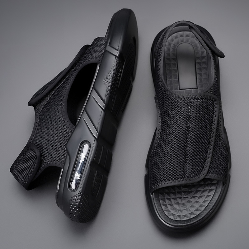 Sandals men's tide 2022 new summer outer wear non-slip soft bottom men's beach shoes breathable leisure sports Roman shoes