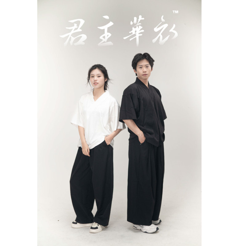 Monarchic Chinese-Style Clothing, Chu-Style Tailored Hanfu T-Shirt for Men and Women, Modern Hanfu, New Han-Style Hanfu