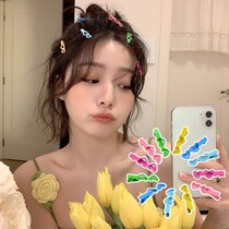 Love sweet candy color small hairpin side clip broken hairpin girl top clip bangs clip hairpin head clip