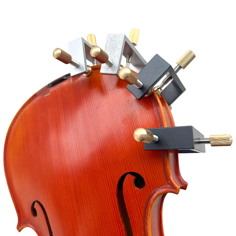 Small Violin Making and Repair Tools Three-Way Fixing Clamp Violin Side Panel Crack Repair Fixing Clamp