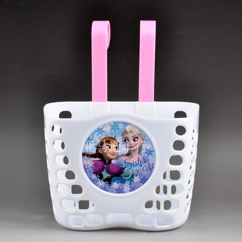 A number of 12 14 16 - inch children's bicycle tricycle waiting for children's car to hang basket high quality thickening basket