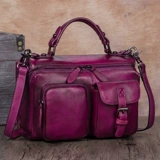 Кожаная сумка через плечо, сумка на одно плечо, из натуральной кожи, стиль