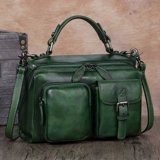 Кожаная сумка через плечо, сумка на одно плечо, из натуральной кожи, стиль