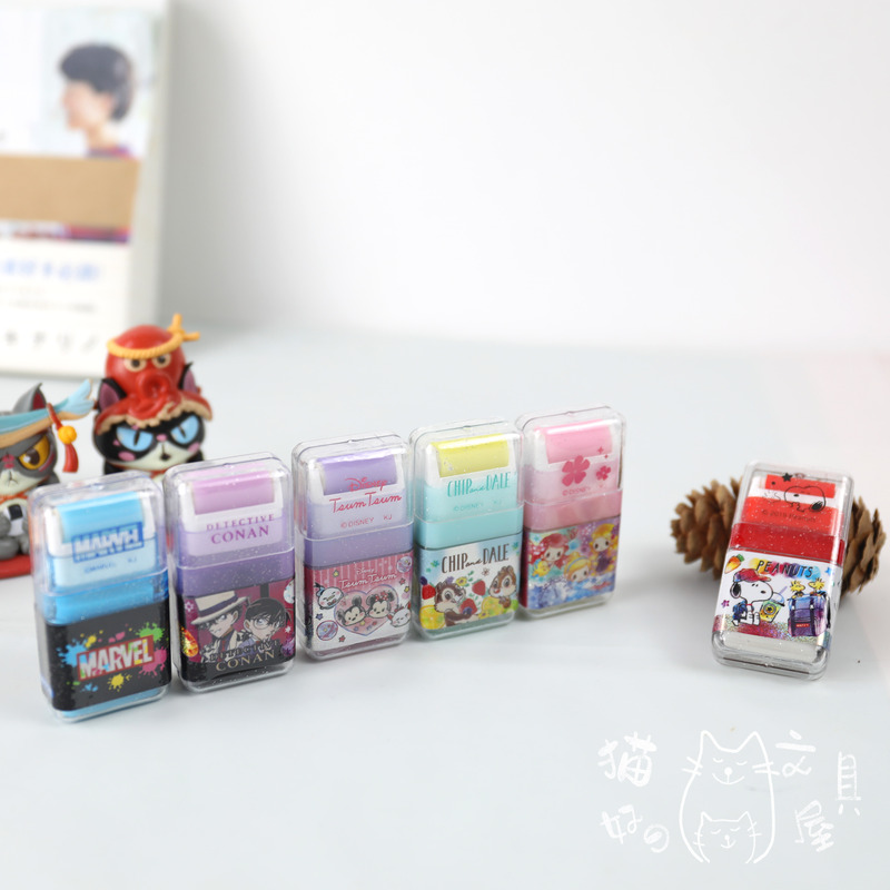 Memories of Childhood for Those Born in the 80S! Japanese Limited Edition Crux Eraser with Rollers That Absorb Eraser Shavings, Fun Eraser