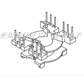 PQ3520 Transformer core skeleton vertical 6 6 pins 10 sets
