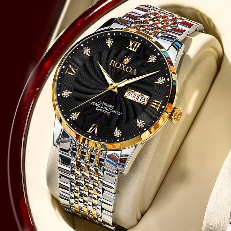 2026 New Model Genuine Swiss Rolex Brand-Name Watch for Men, Fully Automatic Mechanical Watch, Waterproof, Ultra-Thin Men's Model 2026 New Model Genuine Swiss Rolex Brand-Name Watch for Men, Fully Automatic Mechanical Watch, Waterproof, Ultra-Thin Men's Model