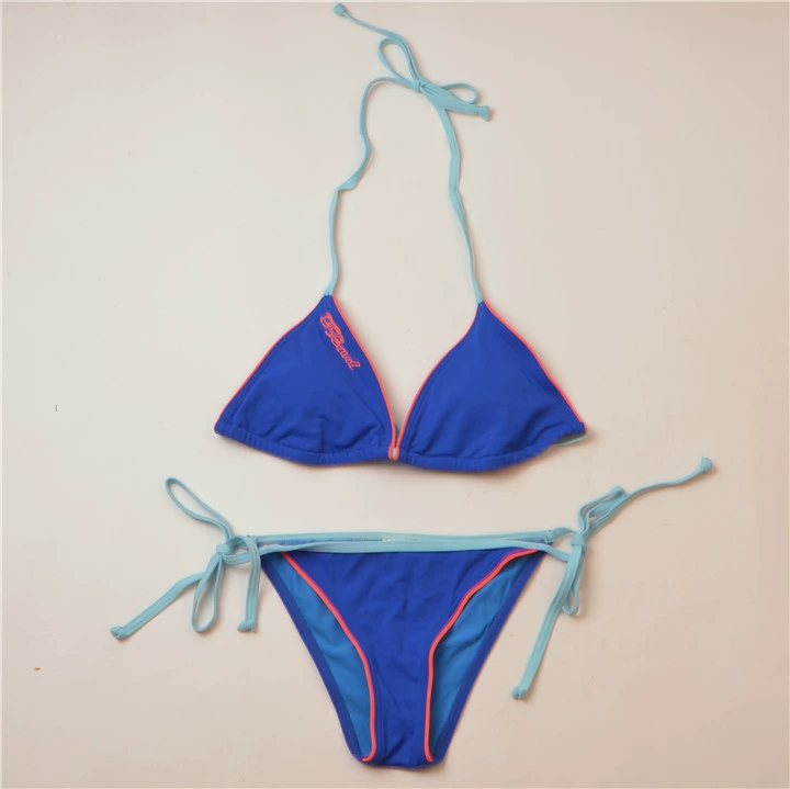 Thương hiệu thể thao châu Âu và Mỹ thời trang cao cấp bikini vải rắn màu băng bó bikini áo tắm nữ phù hợp / đơn - Bikinis