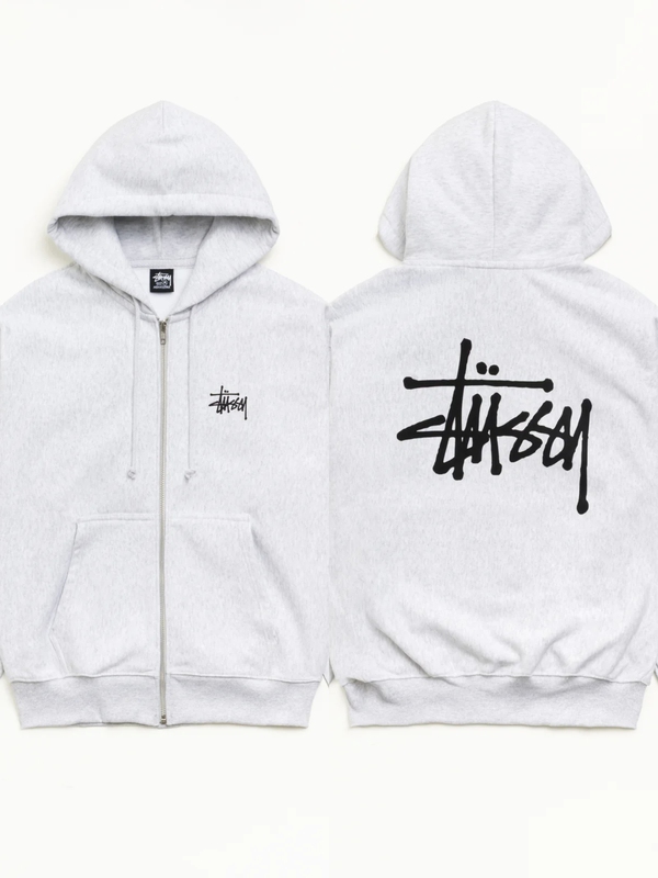 "En Route" Stussy 26Ss Classic Logo Zip-Up Sweatshirt Jacket "En Route" Stussy 26Ss Classic Logo Zip-Up Sweatshirt Jacket