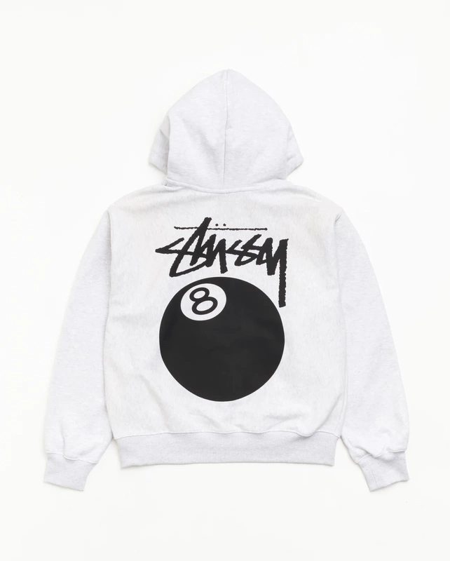 Stussy 26Ss Black Billiards Logo Zipper Sweatshirt Jacket Stussy 26Ss Black Billiards Logo Zipper Sweatshirt Jacket