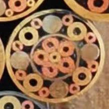 Mosaic rivet 6mm-243 flower nail handle inlaid slingshot DIY pattern nail