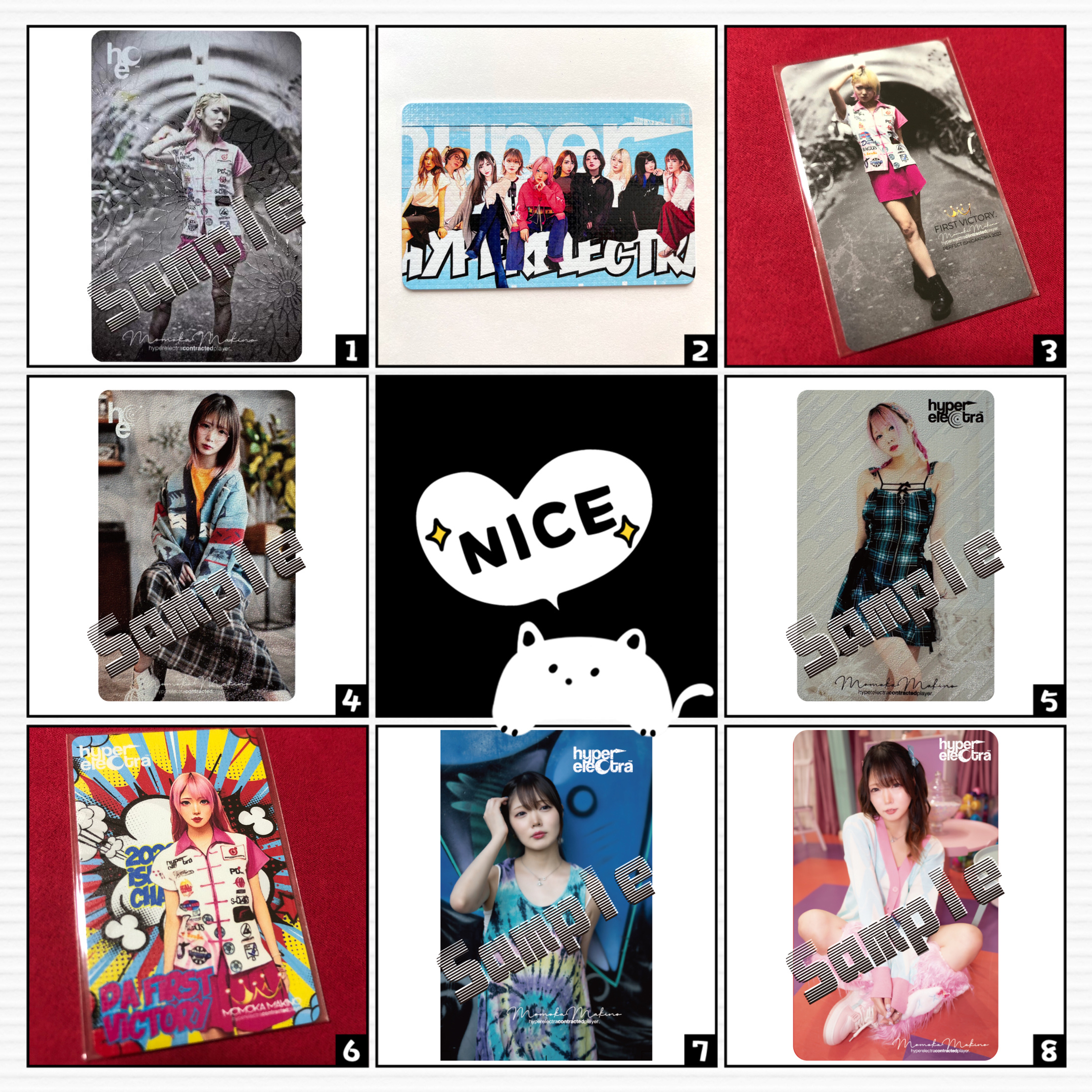 牧野百花 ダーツカード 6枚セット DARTSLIVE CARD x 牧野百花限定特别版飞镖卡：🎯集收藏与竞技于