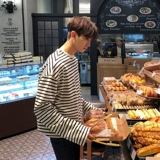 Универсальный приятный телу лонгслив для отдыха для школьников, оверсайз