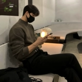 Демисезонный трендовый цветной трикотажный приятный телу удерживающий тепло свитер, высокий воротник, в корейском стиле