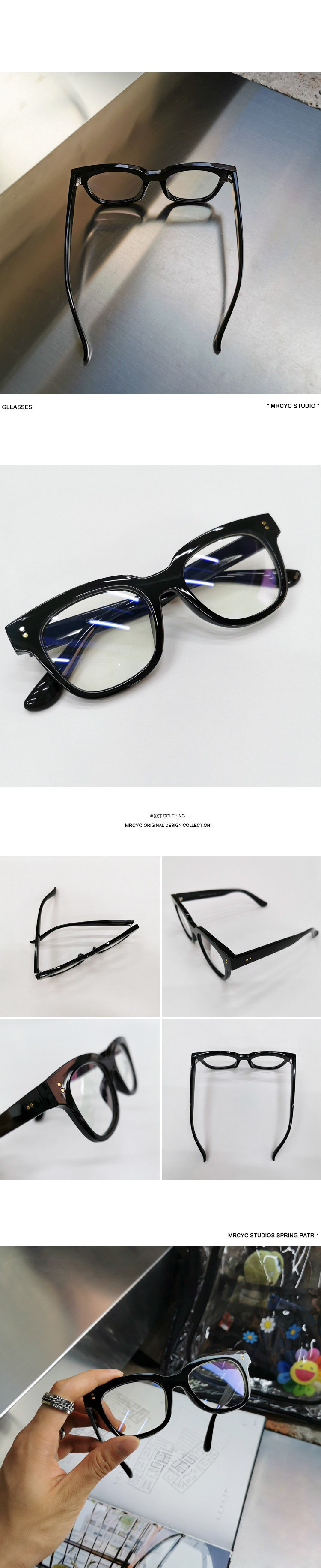 Мужские ретро вместительные и большые трендовые очки, коллекция 2023, простой и элегантный дизайн 