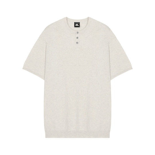 MRCYC men's short-sleeved T-shirt Korean version trend summer thin slim half-sleeved top ice silk knitted bottoming shirt