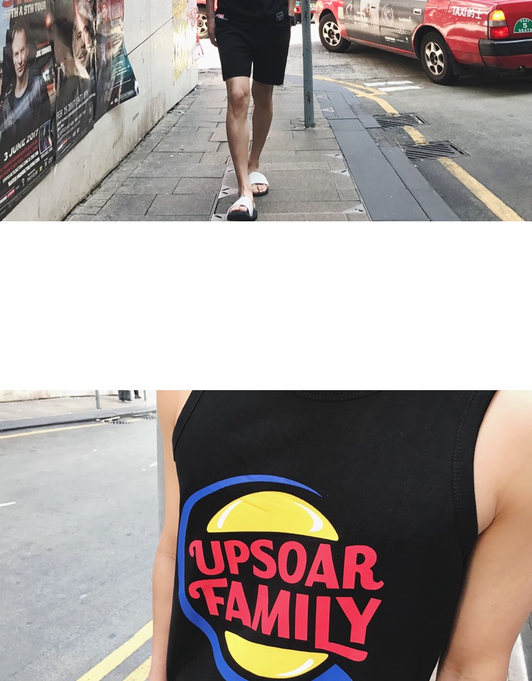 MRCYC mùa hè in họa tiết mô hình hip hop đường phố cotton bó sát mồ hôi vest nam và nữ đôi vest đáy áo thun 3 lỗ nam