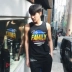 MRCYC mùa hè in họa tiết mô hình hip hop đường phố cotton bó sát mồ hôi vest nam và nữ đôi vest đáy áo không tay nam Lót