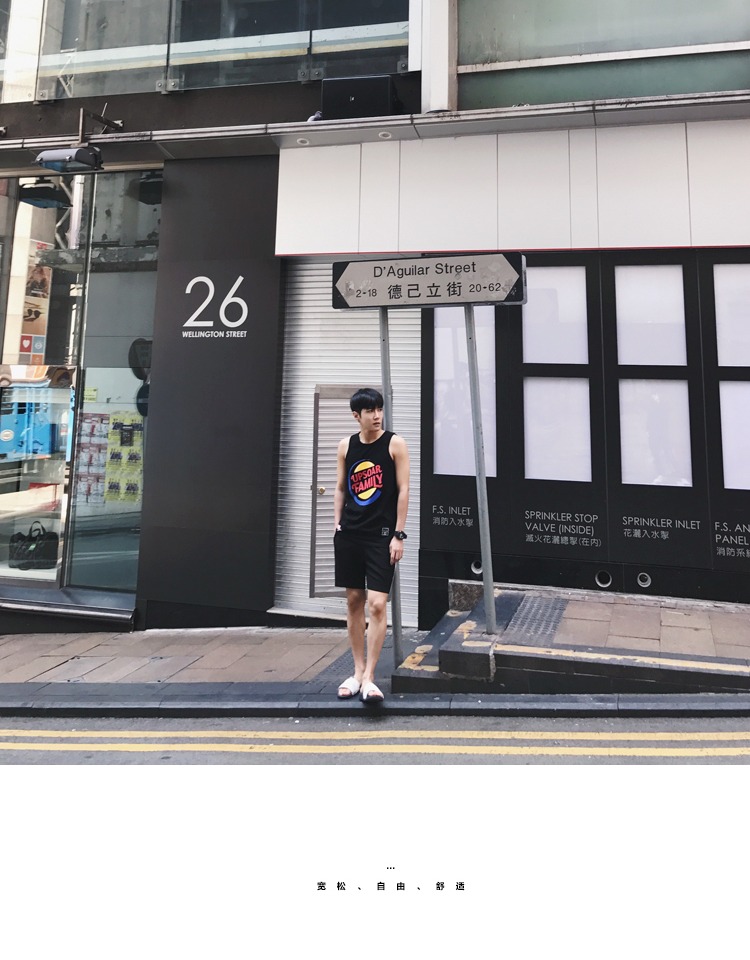 MRCYC mùa hè in họa tiết mô hình hip hop đường phố cotton bó sát mồ hôi vest nam và nữ đôi vest đáy áo thun 3 lỗ nam
