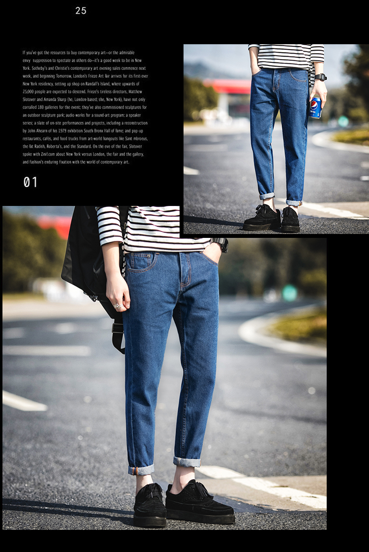 Jeans pour adolescent Sarouel en CVC pour printemps - Ref 1485664 Image 27