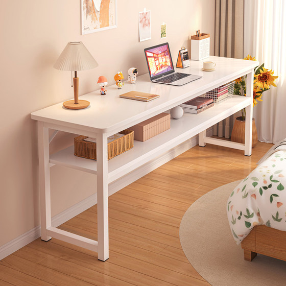 Desk House Girls' bedroom Tables Locate Walls Simple Rental House Long Table Workbente Studio Narrow Computer Table