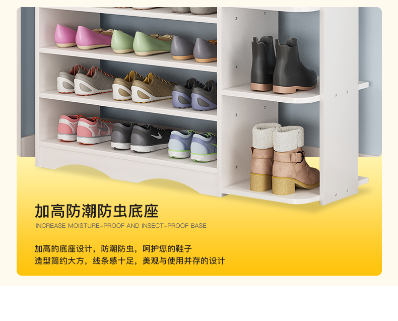 Giá để giày đơn giản nhà nhiều lớp tủ giày đơn giản hiện đại gia đình đặc biệt tiết kiệm cửa nhỏ giá giày tiết kiệm không gian - Kệ kệ giày dép