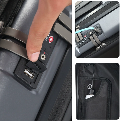 Универсальный чемодан на колесиках, коробка, 20 дюймов