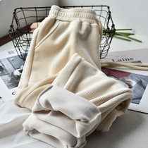 Winter bi defeated fan ~ winter women with cashmere father pants casual radish thin pants
