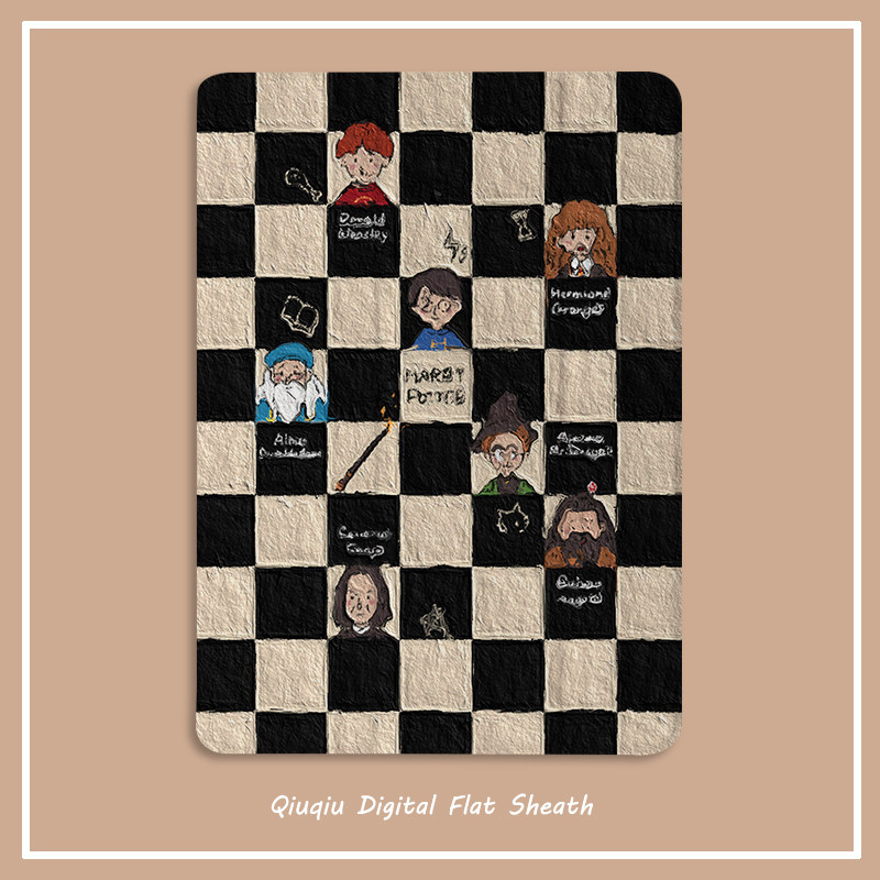 Cartoon Harry Potter 2021 new pro11 protective sleeves with pen slot flat 10 2 10 5 inch airbag shell 18 19ipad air4 3 2 1 trifold