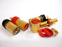 Licensed American cmc power amplifier speaker socket 838S-G pure copper gold plating welding