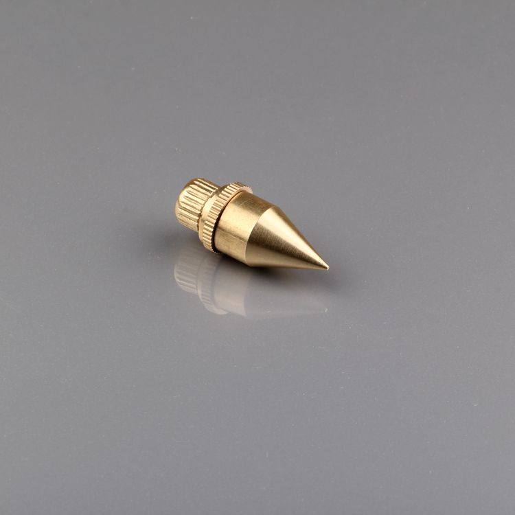 Pure copper 6MM sharp shock-proof first-class sound box foot nail adjustable balance height pin shock special coarse type copper foot nail