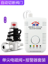 Yongkang automatic gas cut-off valve Single-tip valve Household gas alarm solenoid valve Fire certification gas tank