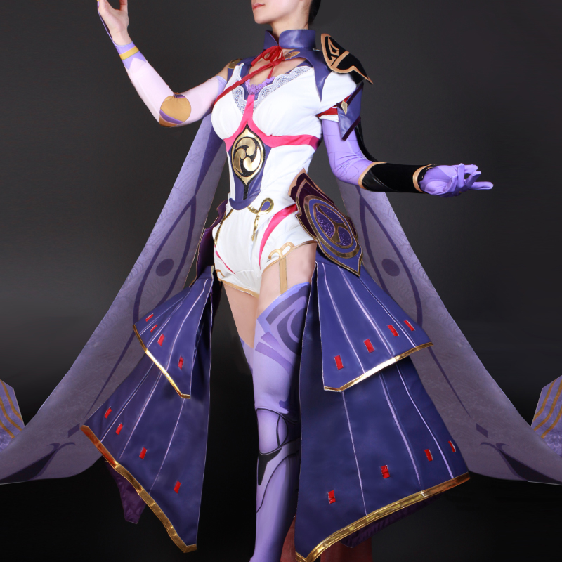 輝い 原神 雷電将軍 影 禍津御建鳴神命 コスプレ服 - コスプレ - www ...