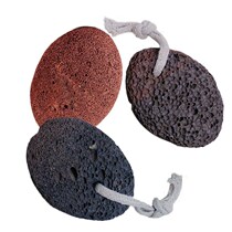 Natural Paddle Cushion Massage Brush Earth Lava Pumice Stone