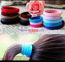 50pc sport elastic rope ring hairband women ponytail holder
