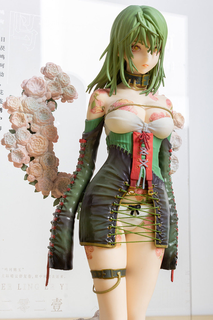 3D модель члена маятник  现货 月季鸣珂手办原画荼壹美少女白玫瑰动漫模型日本二次元摆件