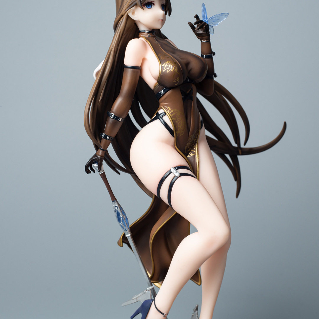 3D модель члена маятник  现货 mx版 动漫性感美少女 旗袍恶魔莫焉 1/7 站姿  模型礼物摆件