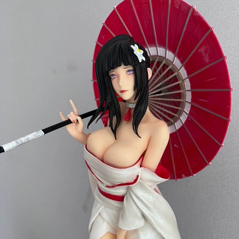 3D модель члена маятник  现货 火影忍者模型 fa和服雏田 性感美少女撑伞 模型摆件生日礼物