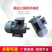 Three-phase asynchronous motor 380v vertical horizontal motor Yinda aluminum shell motor 750W0 37 0 75 3KW