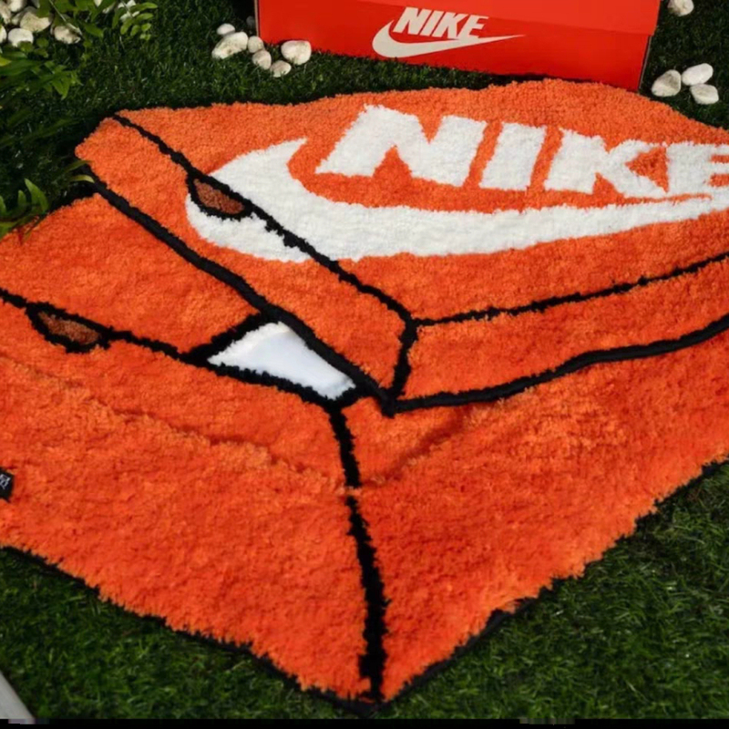 Nike Membership Limited Birthday Gift Spliced Shoe Box Carpet Floor Mat Og053-801A